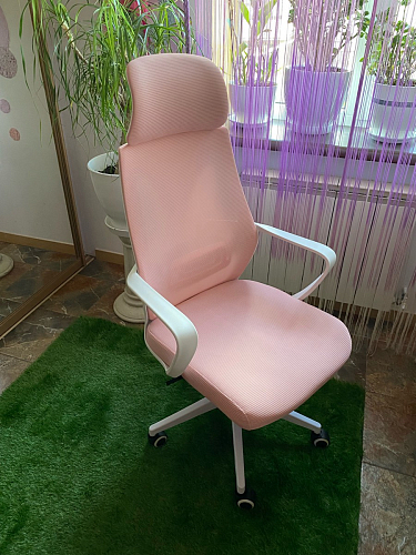 Компьютерное кресло Golem dark gray / gray / white фото покупателя 1