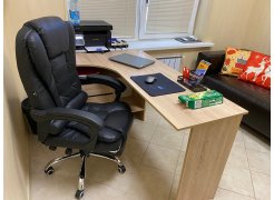 Письменный стол СПм-25 левый белый  - Уцененный экземпляр фото покупателя 74