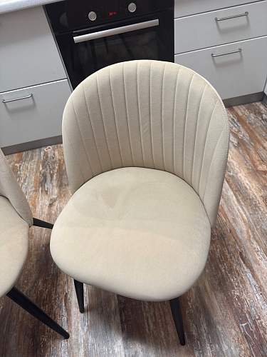 Стул на металлокаркасе Gabi latte / gold / black фото покупателя 575