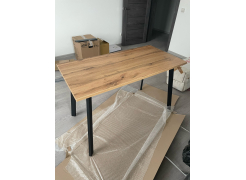 Стол Тринити Лофт 120 32 мм бетон / черный матовый фото покупателя 439