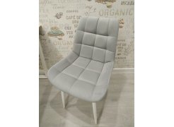 Стул на металлокаркасе Челси белый / латте фото покупателя 136