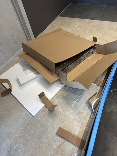 Керамический стол Норман 140 (200) х 80 белый мрамор alpin white / snow white / белый фото покупателя 21