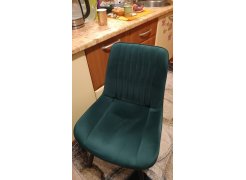 Стул на металлокаркасе Седа К крутящийся светло-серый  / белый фото покупателя 33