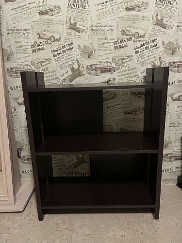 Стеллаж Беина 152 см карамель / венге фото покупателя 2