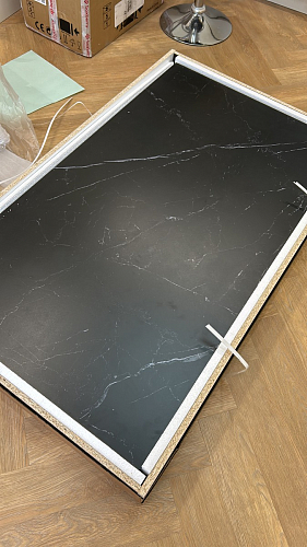 Керамический стол Ливи 140(200)х80х78 patagonia bronze / черный фото покупателя 7