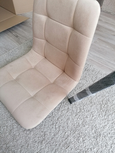 Стул на металлокаркасе Чилли К черный / зеленый фото покупателя 646