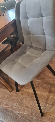 Комплект стульев Чилли 2 шт бежевый / черный фото покупателя 694