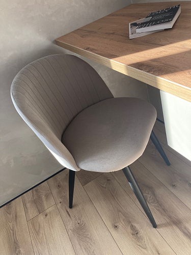 Стул на металлокаркасе Gabi 1 light purple / black фото покупателя 235