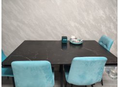 Керамический стол Вилли 140 (200) х 80 белый мрамор alpin white / snow white / белый фото покупателя 78