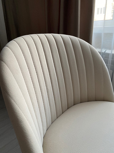 Стул на металлокаркасе Gabi latte / gold / black фото покупателя 107