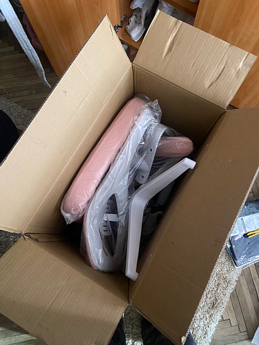 Компьютерное кресло Konfi pink / white фото покупателя 139