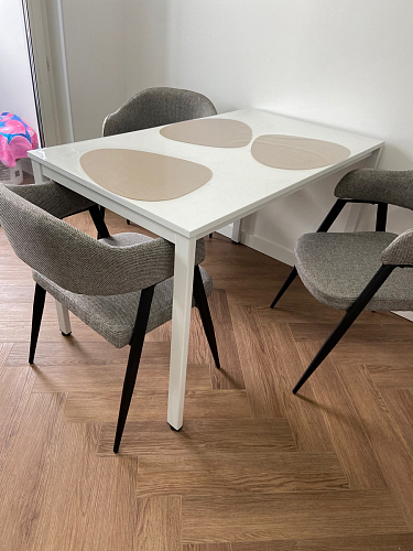 Стул на металлокаркасе Twin brown / black фото покупателя 2