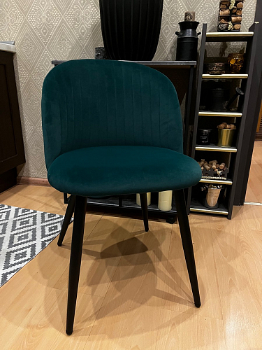 Стул на металлокаркасе Gabi 1 light purple / black фото покупателя 775