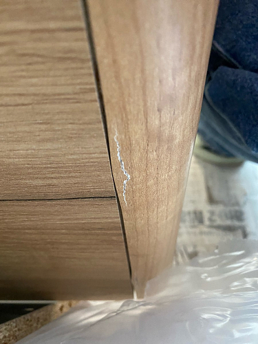 Двуспальная кровать Клауд 160х200 парящая дуб крафт золотой / антрацит фото покупателя 274