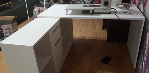 Письменный стол Лайт 03.245F белый гладкий 101 фото покупателя 4