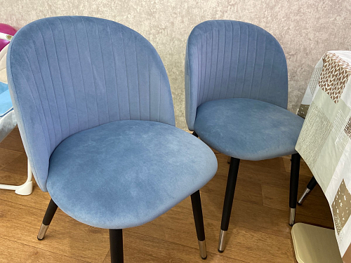 Стул на металлокаркасе Gabi gray / black фото покупателя 157