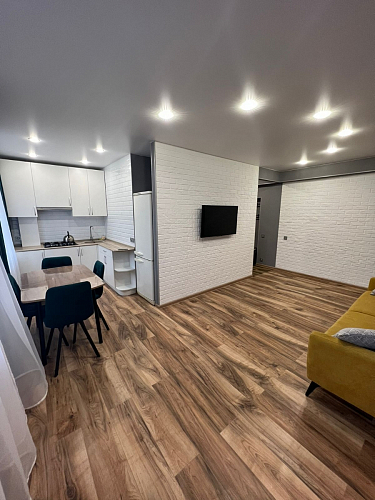 Стул на металлокаркасе Чилли синяя ткань / белый фото покупателя 92