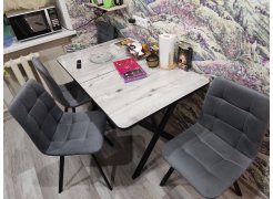 Стул на металлокаркасе Чилли горчичный / белый фото покупателя 118