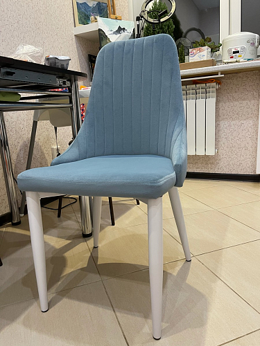 Стул на металлокаркасе Kora gray / black фото покупателя 51