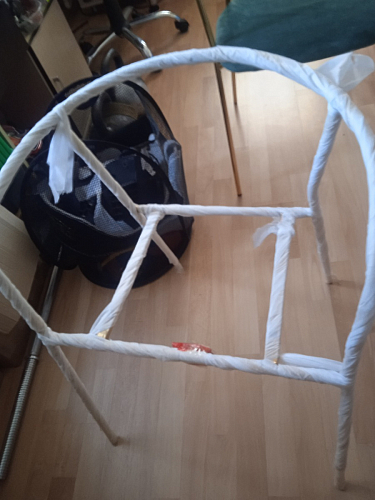 Стул на металлокаркасе Kamelia голубой / голубой / золотой фото покупателя 79