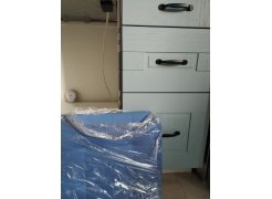 Стул на металлокаркасе Чилли синяя ткань / белый фото покупателя 233