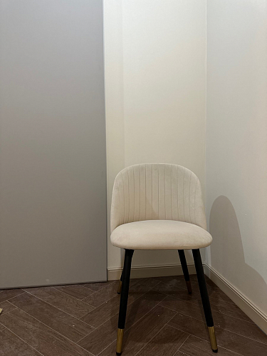 Стул на металлокаркасе Gabi 1 light purple / black фото покупателя 640