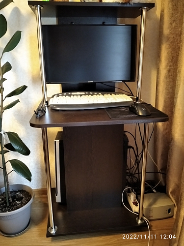 Компьютерный стол КСТ-12 белый фото покупателя 21