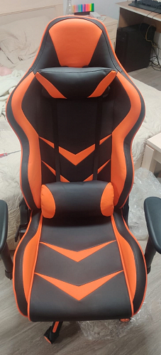 Компьютерное кресло Racer черный / красный / бежевый фото покупателя 41