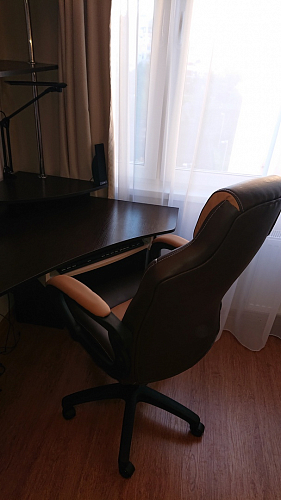 Компьютерное кресло Kadis коричневое / бежевое фото покупателя 118