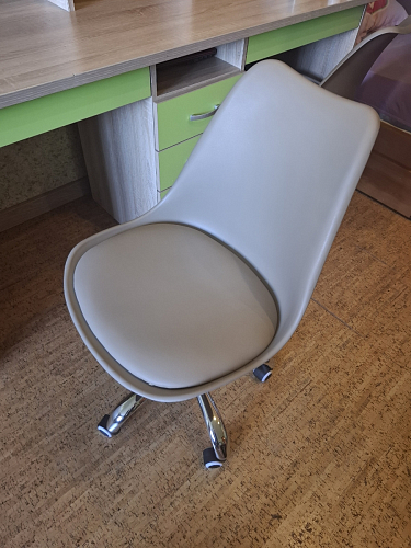 Компьютерное кресло Kolin с подушкой clear / white фото покупателя 477