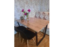 Стол Лота Лофт 140 25 мм юта / белый матовый фото покупателя 98