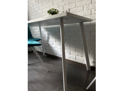 Стол Тринити Лофт 120 32 мм бетон / черный матовый фото покупателя 592