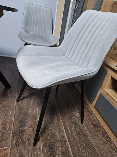 Стул на металлокаркасе Седа К латте / черный фото покупателя 161