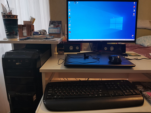 Компьютерный стол Джаз-24 левый венге фото покупателя 31