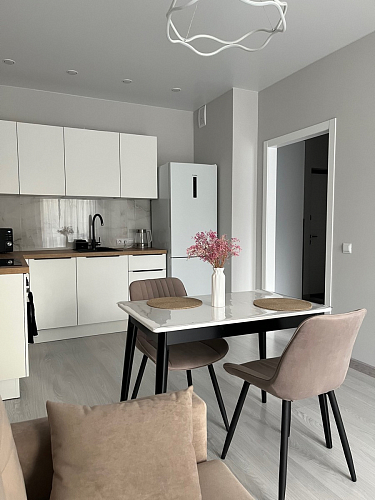 Стул на металлокаркасе Седа К латте / черный фото покупателя 28