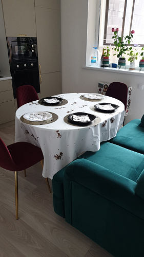 Стул на металлокаркасе Dabl wine red фото покупателя 44