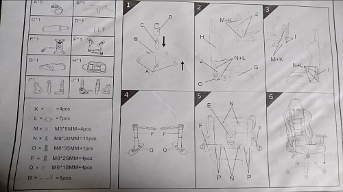 Компьютерное кресло Racer черное / оранжевое фото покупателя 76