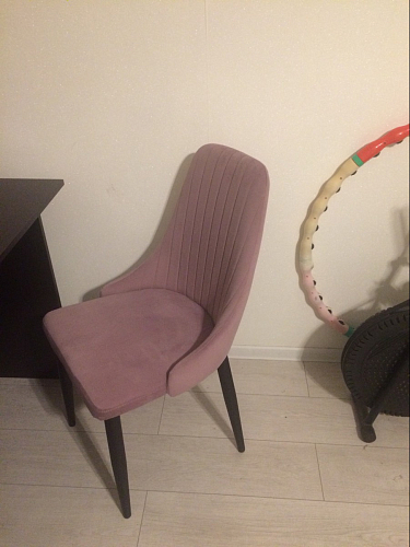 Стул на металлокаркасе Kora dark gray / black фото покупателя 40