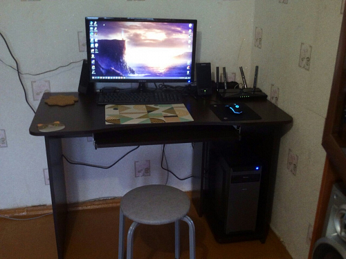 Компьютерный стол КСТ-04.1 венге фото покупателя 19