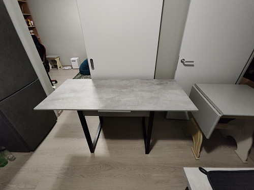 Стол Форли бетон / черный матовый фото покупателя 30