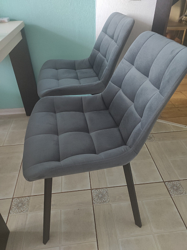 Стул на металлокаркасе Челси бежевый / белый каркас фото покупателя 96