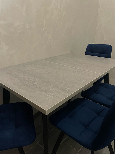 Стул на металлокаркасе Чилли зеленый / черный фото покупателя 1123