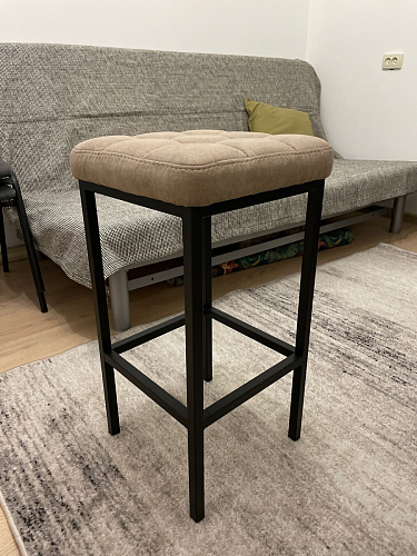 Барный стул Лофт катания минт / белый матовый фото покупателя 49