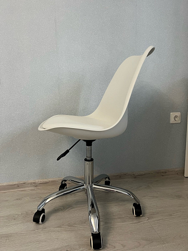 Компьютерное кресло Kolin с подушкой clear / white фото покупателя 315