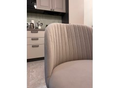 Стул на металлокаркасе Gabi gray / black фото покупателя 490