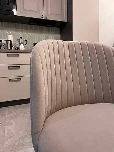 Стул на металлокаркасе Gabi gray / black фото покупателя 490