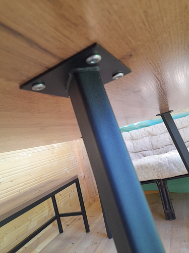 Стол Тринити Лофт 120 32 мм дуб галифакс табако / черный матовый фото покупателя 601