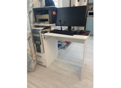 Компьютерный стол Джаз-24 левый белый фото покупателя 91