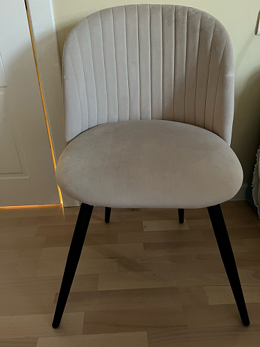 Стул на металлокаркасе Gabi 1 light purple / black фото покупателя 109