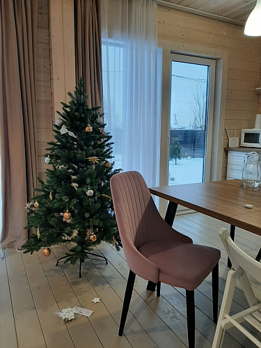 Стул на металлокаркасе Kora light purple / black фото покупателя 268